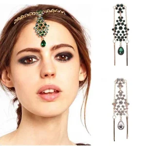 Tiara Headband Estilo Oriental Moda Verão Tribal Fusion