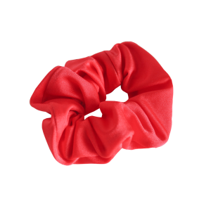 Scrunchie Vermelho com brilho