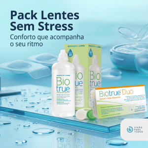 Pack Lentes Sem Stress (Lentes Silicone-hidrogel)