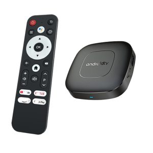 Android TV Box T1 Deluxe Edition 8K Android 14 WiFi 6 2GB/16GB Controlo Voz – Preto