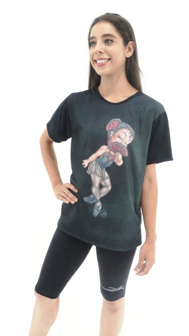 Camisa Básica Preta 086 DN Carmen