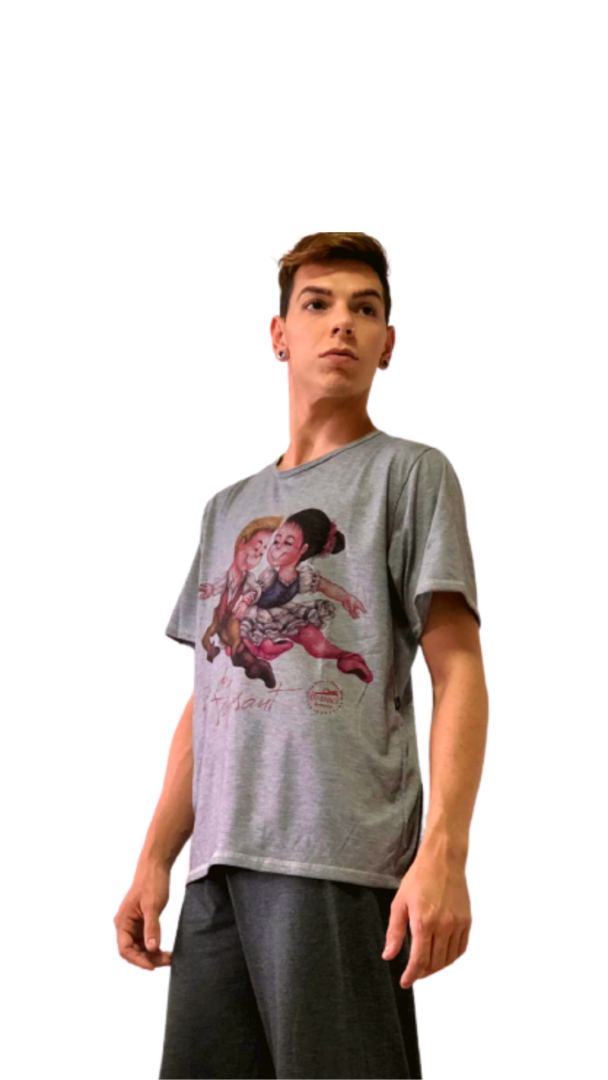 Camisa Básica Cinza 249 Pas de Paysant
