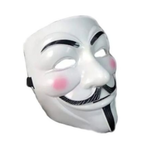 Máscara V de Vingança Cosplay Festa Temática Presente Halloween Anime Oferta