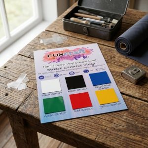Cartão de Cores para Vinil de Roupas (Padrão e Elástico)